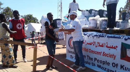 Kuwait entrega Kits de higiene e de dignidade para atender as vítimas do Ciclone Idai